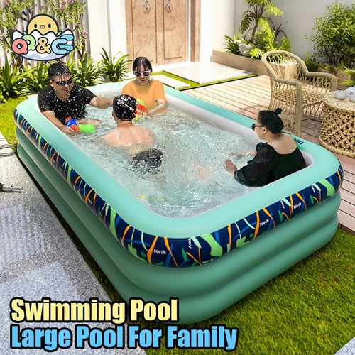 2M Large Swimming Pool Inflatable Pool Free Shipping Foldable Pools for Family Summer Water Games 
