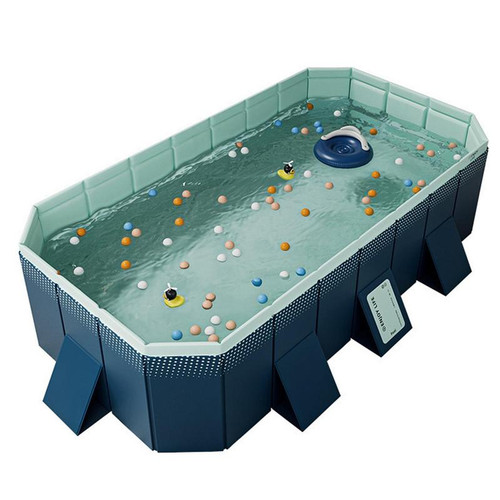 3M Large Swimming Pool Foldable Frame Pools for Family Thickened Wear-Resistant Outdoor Non-Inflatable Summer Water Games