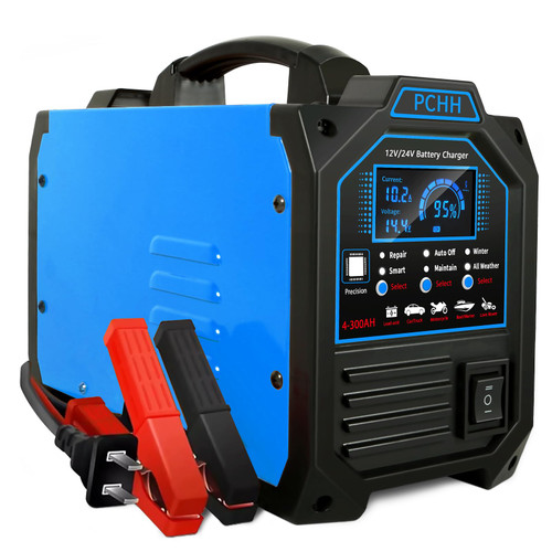 Automatic Battery Maintainer, Smart Trickle Charger with Auto Shutoffs