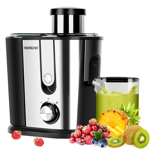 600W Juicer with 3'' Wide Mouth for Vegetable and Fruit