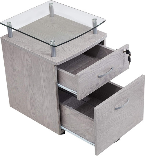 Techni Mobili Rollingg File Cabinet, Regular, 