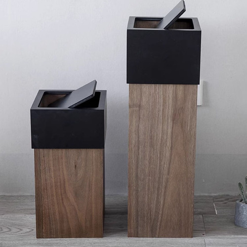 Storage Trash Bin Rubbish Recycle Rectangular Kitchen Garbage Organizer Trash Bin Bathroom
