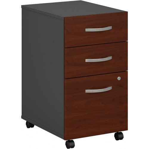 Metal Cabinet With Drawers Standard  Furniture Components 21“D Vertical 3-Drawer Mobile File Cabinet Office 
