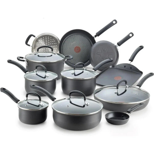 OEING T-fal Ultimate Hard Anodized Nonstick Cookware Set 