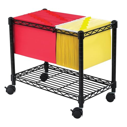 Mobile File Cart, Rolling File Organizer,