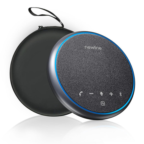 Conference Speaker and Microphone, Bluetooth Speakerphone, Noise Reduction, 360°Voice Pickup 43H Standby time