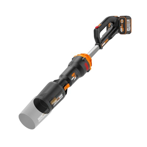 WORX Nitro Cordless Leaf Blower, Electric Blower with 2 × 4.0 Ah Batteries & Charger Included