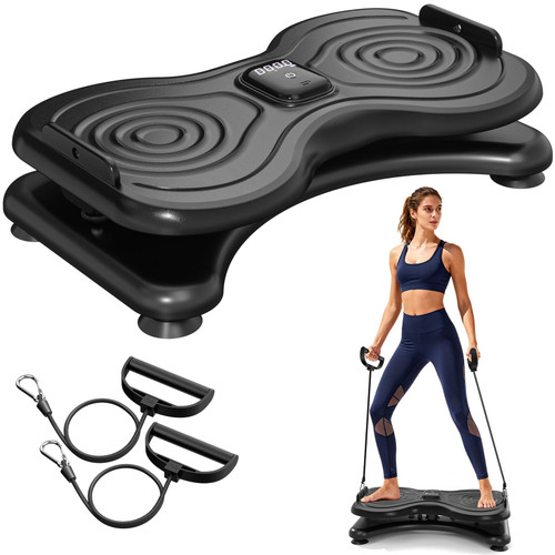 LUBBYGIM Waist Twister Machine, Waist Twist Board with LCD Display (Black)