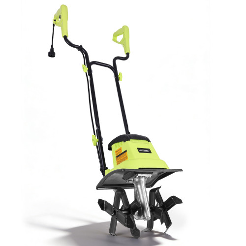 LOVTILLER 12 Inch Small Electric Corded Garden Tiller Cultivator 8.5 AMP Power Rototiller for Gardening