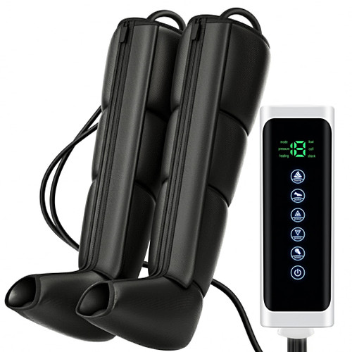 Air Compression Leg Massager for Circulation & Muscle Recovery,6 Modes 9 Levels, Adjustable Full Leg & Foot Massager for Pain Relief