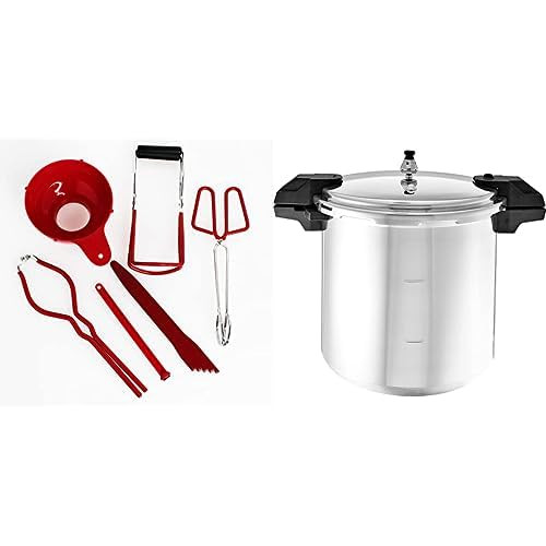 Mirro Pressure Cooking with a Complete tools for Canning (Complete Canning Kit)