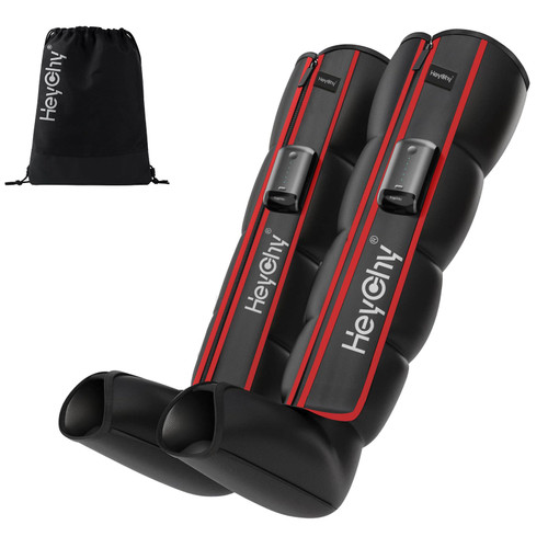 Air Compression Recovery System for Foot and Leg - Professional Sequential Massage Boots with Cordless Design & 5 Pressure Levels