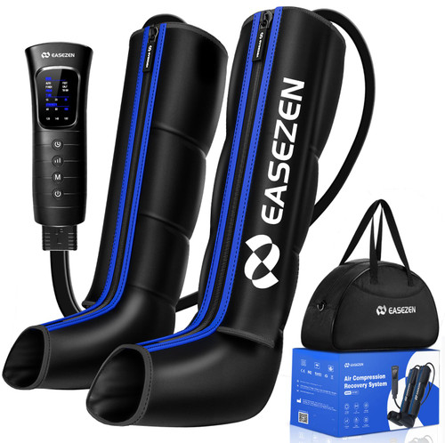 Leg Recovery Compression System for Fast Recovery of Foot, Calf and Thigh, Relieve Edema, Reduce Muscle Fatigue