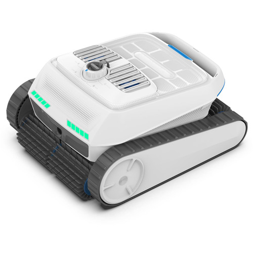 AIRROBO Pool Vacuum for Inground & Above Ground Pools - Quad Motor, Smart Navigation, 4 Cleaning Modes, Climbing Tracks, 150 Min