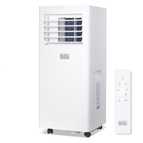 BLACK+DECKER Portable Air Conditioner, 8,500 BTU (5,100 BTU SACC) for Rooms Up To 350 Sq. Ft.