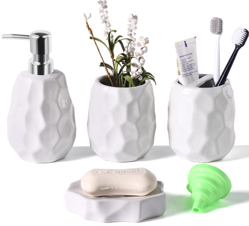 Bathroom Toothbrush Holder Set,Soap and Toothbrush Holder Set,Include