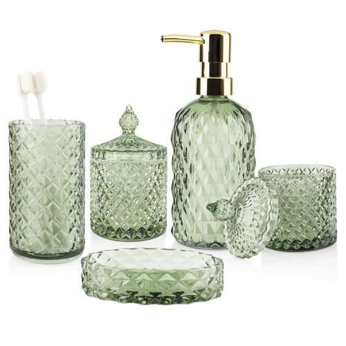 Bathroom Accessory Set, Bathroom Counter Sink Toothbrush Holder Set