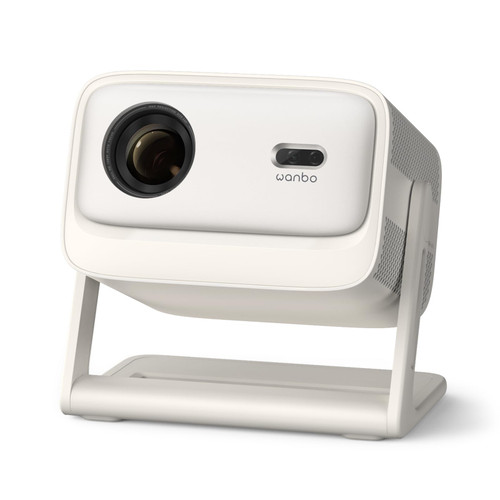 Official Licensed Google TV 4K Smart Projector with WiFi and Bluetooth, Wanbo Vali 1 Pro Dolby Audio, MEMC, Native 1080P, Auto Focus & Keystone, 260" Portable Home Outdoor Movie Projector