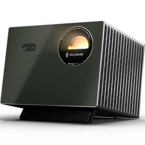 Valerion VisionMaster Pro2 Triple Laser Projector 4K,15000:1 Contrast, 0.9-1.5x Optical Zoom, 2X Multitasking Power, IMAX, HDR10+, GTV, 4ms Lag-Free Gaming, 3000 ISO Lumens, Google Home, Apple Homekit
