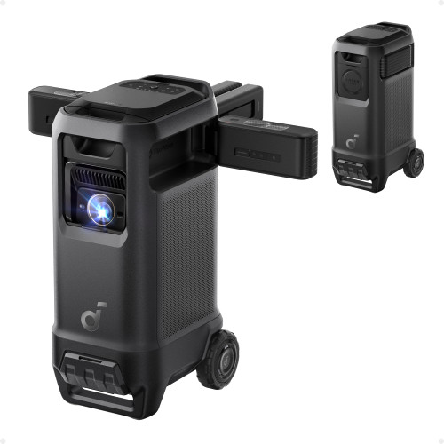 soundcore Nebula X1 Pro Triple Laser 4K Home&Outdoor Projector, 3500 ANSI Lumen Mobile Theater, 7.1.4 Spatial Sound, Official Dolby Atmos, Optical Zoom, 56000:1 Contrast, Intelligent Setup, Office Use