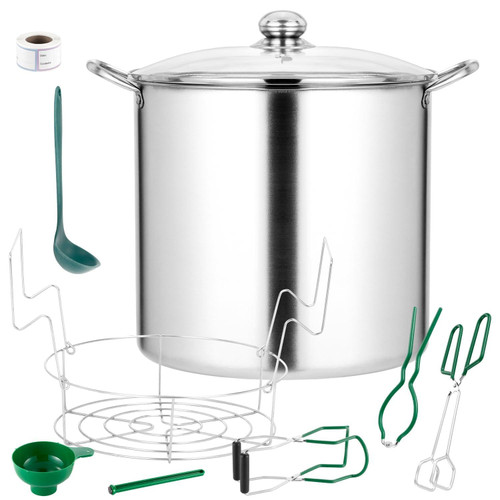 Stainless Steel Water Bath Canner,Canning Supplies Starter Kit and Canning Tools Set