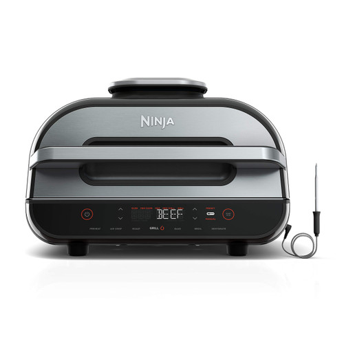 Ninja | Indoor Grill and Air Fryer| Foodi Smart XL | 6-in-1 Grill, Air Fry, Roast, Bake, Broil, Dehydrate & Crisp
