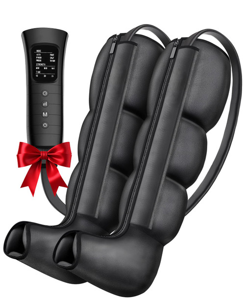 Leg Compression Massager for Circulation, Leg Massager Recovery System for Pain Relief