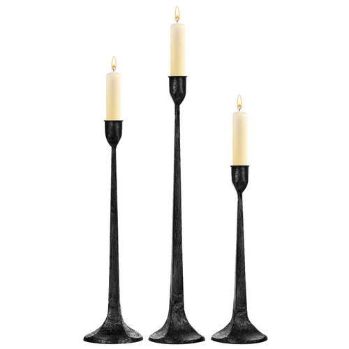 Set of 3 - Decorative Tall Candle Stand, Candlestick Holder for Wedding, Dining Table, Party Decoration