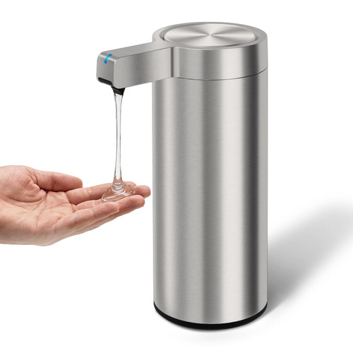 Automatic Soap Dispenser - 9 oz, Rechargeable & Touchless Liquid Soap for Kitchen