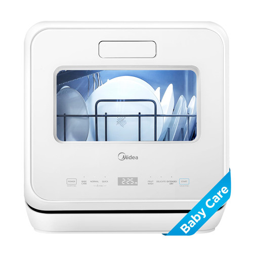 Midea MDC17P4CWW Portable Countertop Mini 1.32Gal Built-in Water Tank, Baby Care