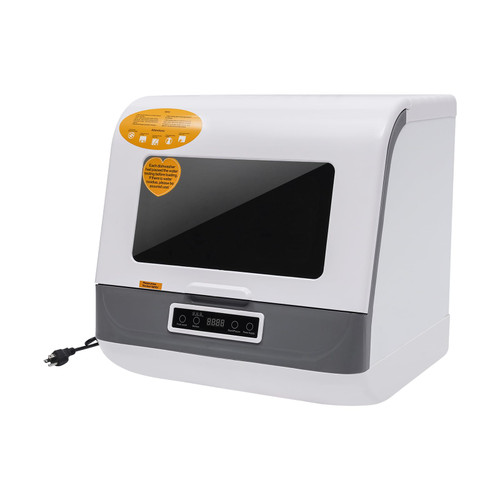 110V 800W Portable Dishwasher, Compact Dish Washing Machine Automatic Mini Dish Washing Machine