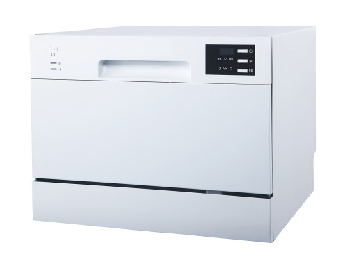Energy Star Countertop Dishwasher with Delay Start & LED – White