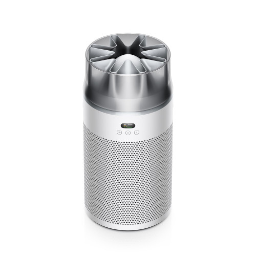 Whole-room Air Purification, Homes with Pets, Allergies, Fully-sealed filtration, 5-year no change filter (White/Silver)