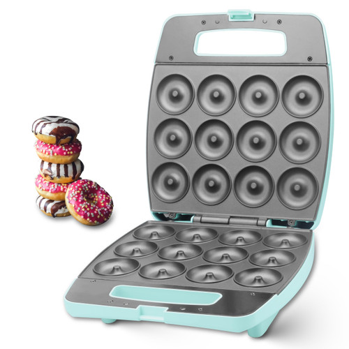 Baker's Friend Mini Donut Maker Machine, Bake 12 Mini Doughnuts, Maquina Para Hacer Donas