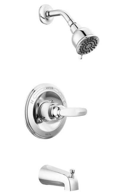 Bathtub and Shower Faucet Set, Chrome Shower Head and Handle Set