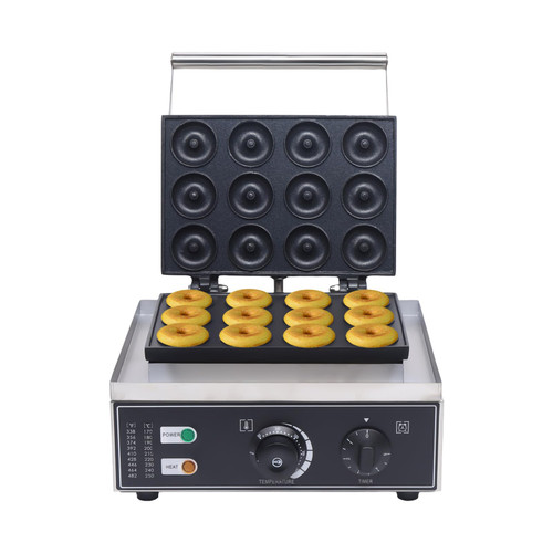 Electric Donut Maker Machine with 12 Grid, Nonstick Mini Doughnut Baker Maker