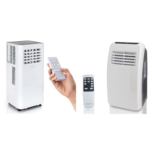 SereneLife Compact Freestanding Portable Air Conditioner & SLPAC8 SLPAC 3-in-1 Portable Air Conditioner with Built-in Dehumidifier Function
