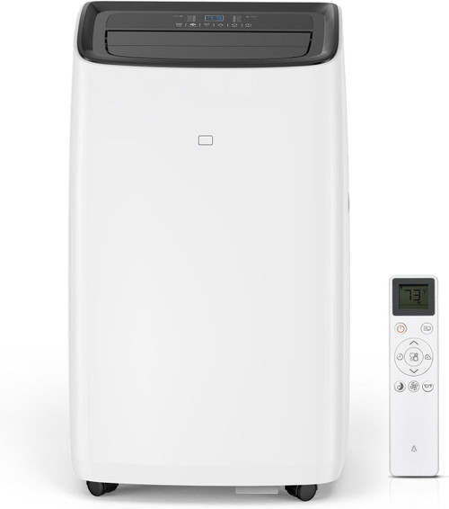 14000Btu Portable Air Conditioners,4 In 1 Air Cooler, Heater,Fan & Dehumidifier, Quiet Portable AC Unit Cools Rooms Up to 750 Sq. Ft, 24 Hrs Timer,LED Display,Remote Control, Window Kit