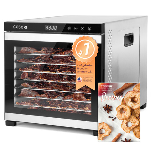 Food Dehydrator for Jerky, 10 Trays, 16.2ft² Drying Space, 165°F Temperature Control, 48H Timer