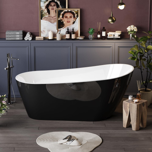 Bath Tub for Bathroom, cUPC Certified, Ergonomic Modern Bath for Bathrooms