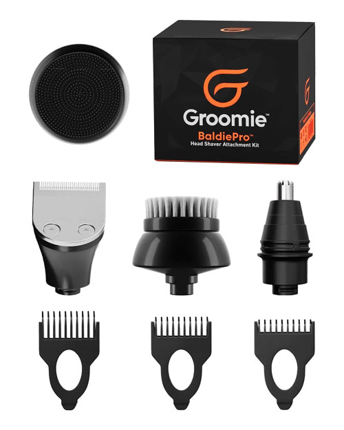 7-Piece Men's Hair Clippers & Grooming Kit - Includes Precision Clipper, 3-5-7mm Clipper
