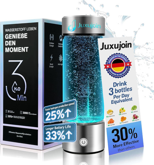 New Upgrade Hydrogen Water Bottle Generator【Industry TOP - 24-Hour Hydrogen Lock】