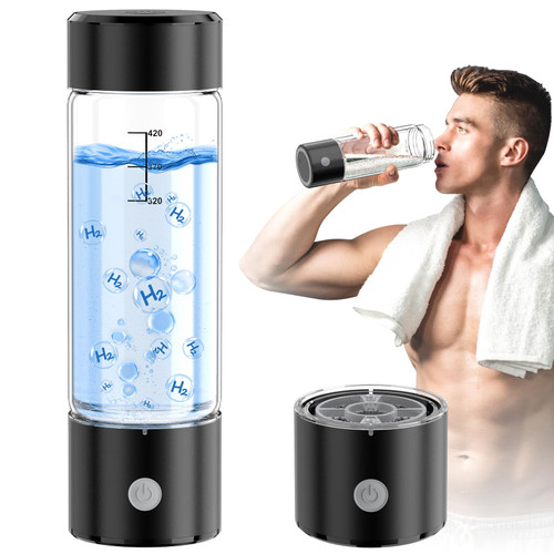 Hydrogen Water Bottle, 3Min 2200PPB Rapid Hydrogen Water Generator -SPE PEM Tech
