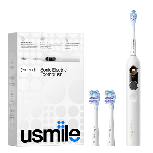 Electric Toothbrush with Smart Display, Missed Spot Detection, Pressure Sensor