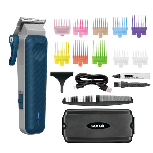 Clipper & Hair Trimmer for Men, 17-Piece Clippers for Hair Cutting Kit
