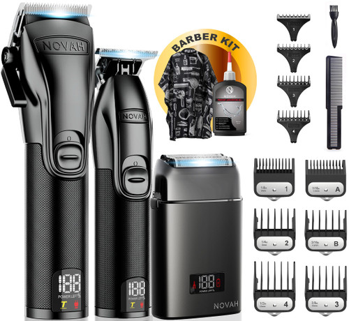 Clippers and Trimmer Set - Foil Shaver Professional Hair Clippers