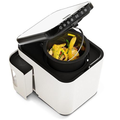 Home Zone Living Electric Composter for Kitchen, Helps Turn Food Waste Into Pre-Compost