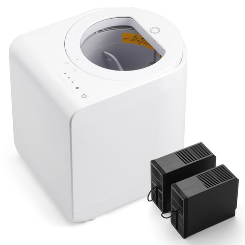 Airthereal Revive R500-V Electric Kitchen Composter with Visual Cover, Upgraded SHARKSDEN