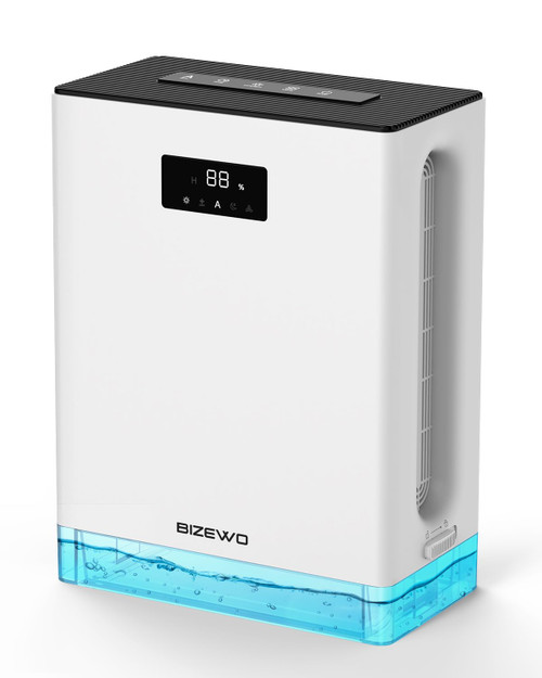 (980 sq.ft) Queit Dehumidifiers for Bathroom, Basement, RV with 101 oz Water Tank, 2 Modes, Auto Defrost