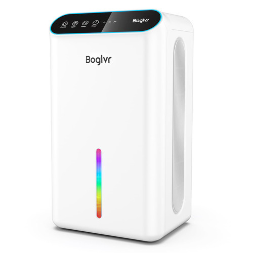 Dehumidifiers, Dehumidifier for Home (85 OZ, 800 sq.ft) Quiet Small Dehumidifier for Bedroom Bathroom Basement with Drain Hose